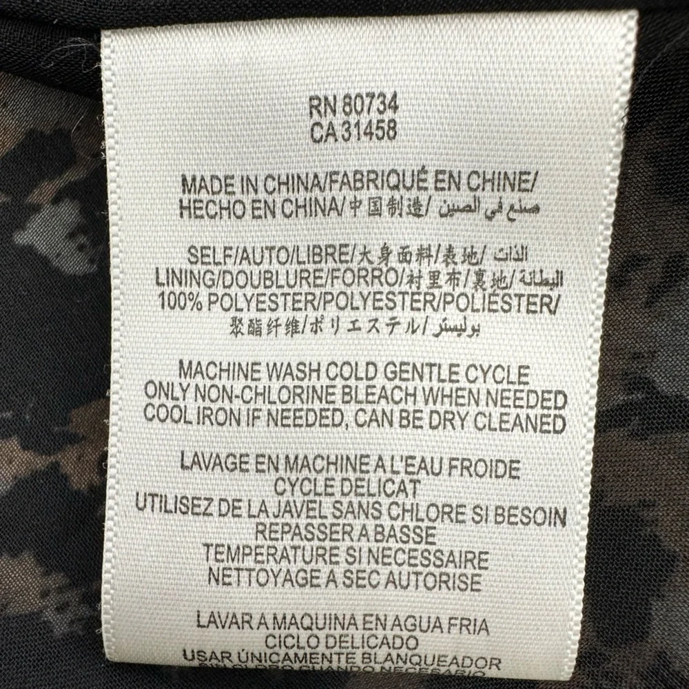 BCBGeneration Animal Print Size 8 Lace Up Back Mini Dress - Picture 10 of 16